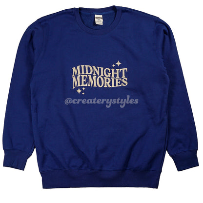 One Direction Merch Midnight Memories Embroidered Sweatshirt & Hoodie, Mult Color