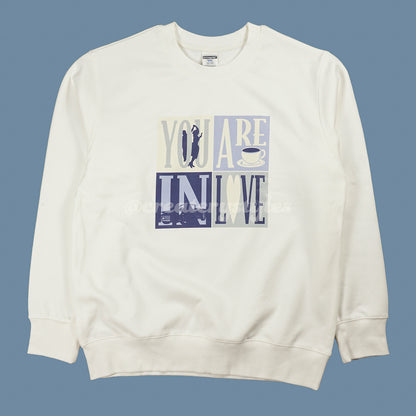 You Are In Love Printed Sweatshirt & Hoodie, Mult Color