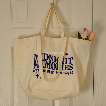 Midnight Memories Deluxe Canvas Tote Bag