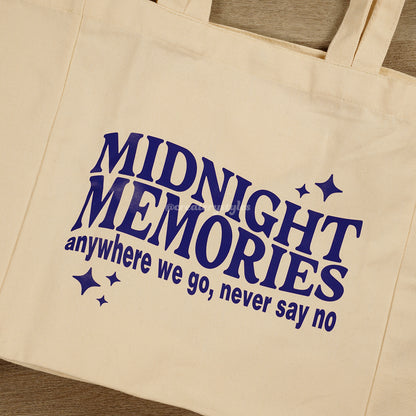 Midnight Memories Deluxe Canvas Tote Bag