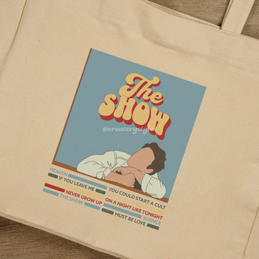 Niall Horan The Show on eco-friendly tote bag.