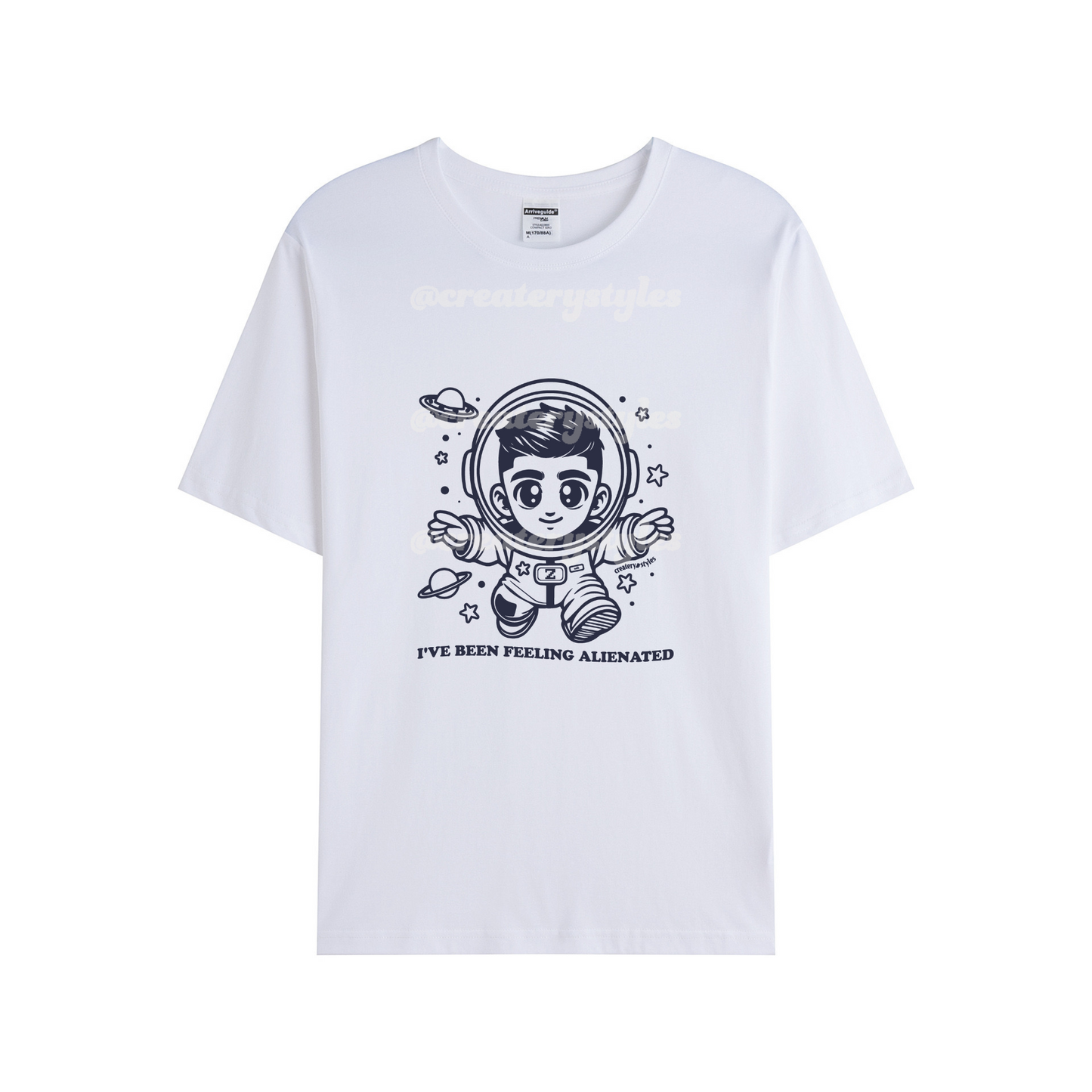 Zayn Malik Alienated Astro Version T Shirt White