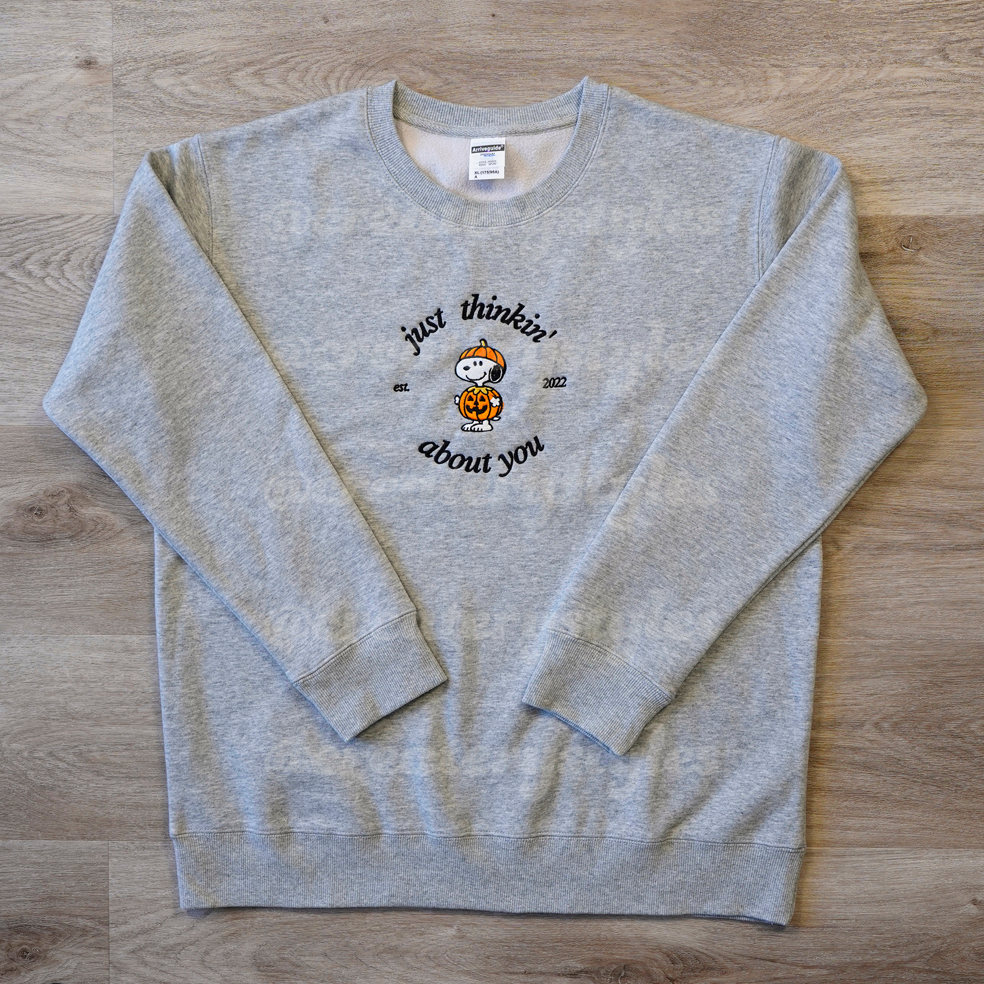 Spooky Snoopy Little Freak Thinkin' About You Snoopy Embroidered Sweatshirt & Hoodie, Mult Color