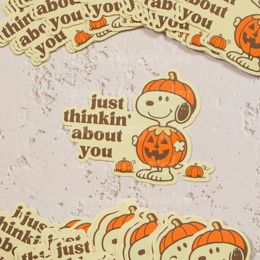 Thinking About You Sticker